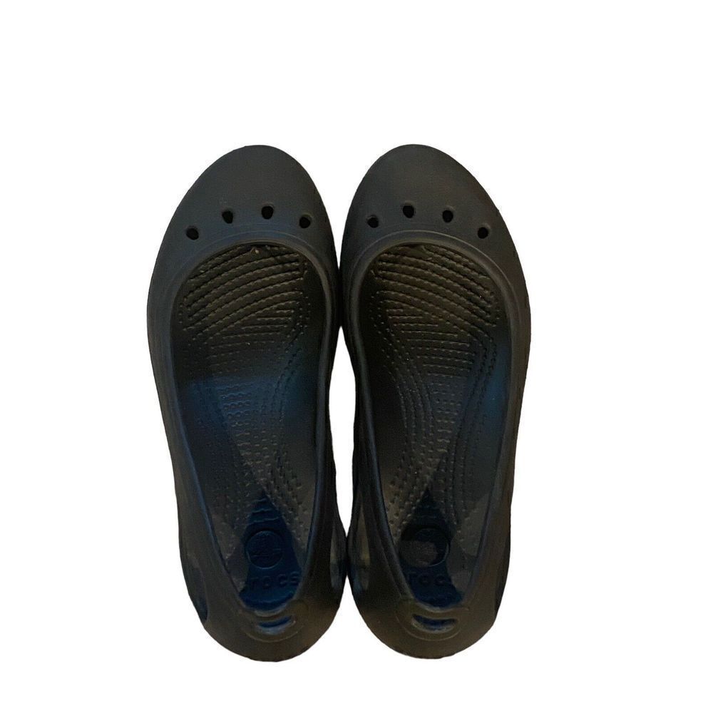 Crocs Kadee Flats Women's Size 6 Slip On Shoes Black